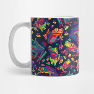 Rainbow Tree Frogs Mug